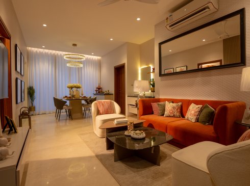 Casagrand Casablanca Luxury Apartments Living and Dining Space