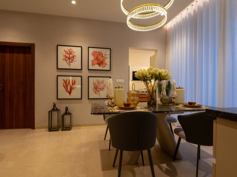 Casagrand Casablanca Flats with Stylish Dining Area