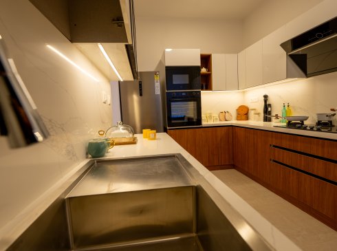 Casagrand Casablanca Ftats in Bangalore with spacious kitchen
