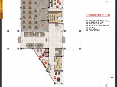 Casagrand Casablanca Club House Ground Floor Plan