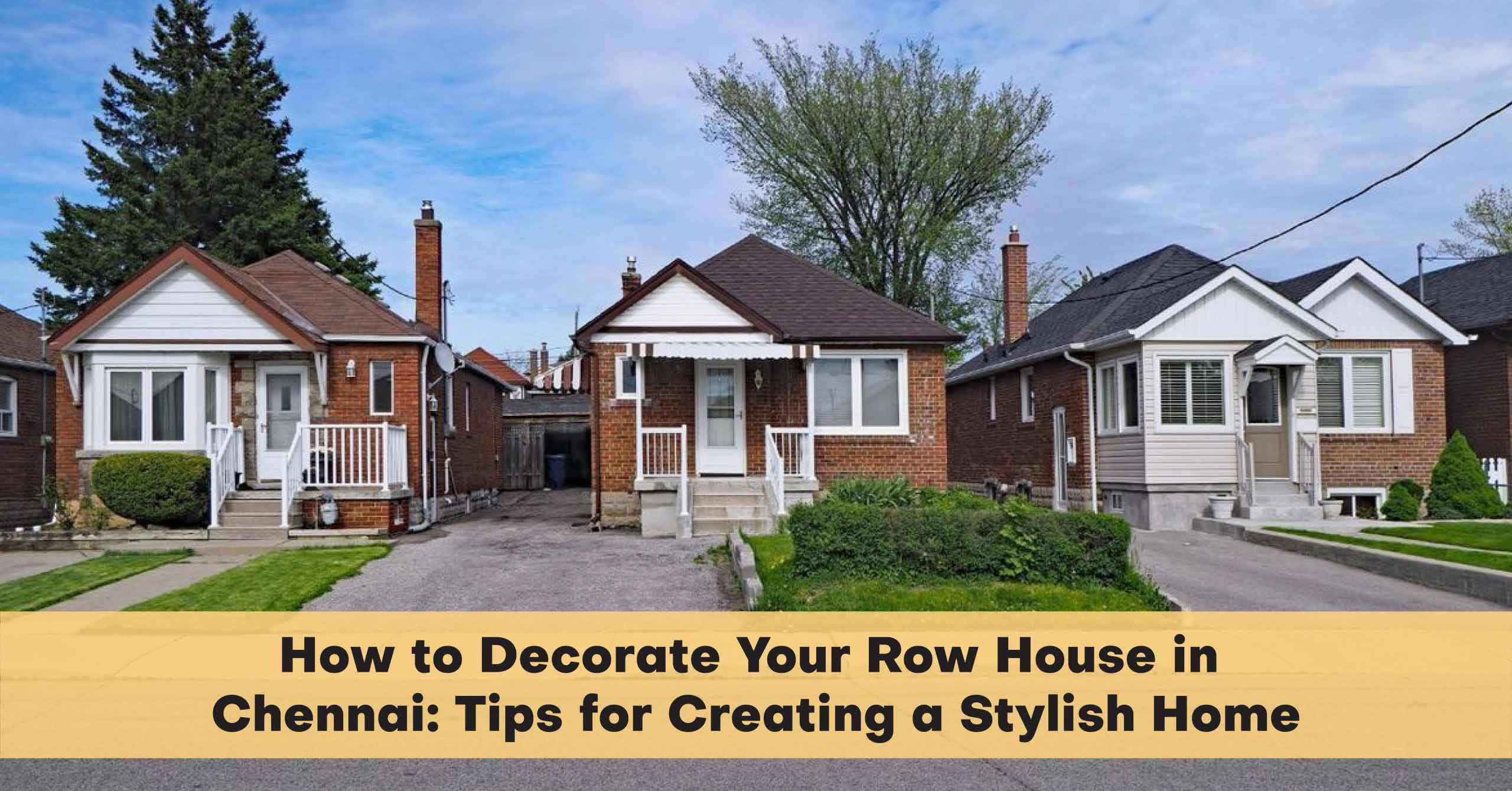 How To Decorate Your Row House In Chennai: Tips For Creating A Stylish Home